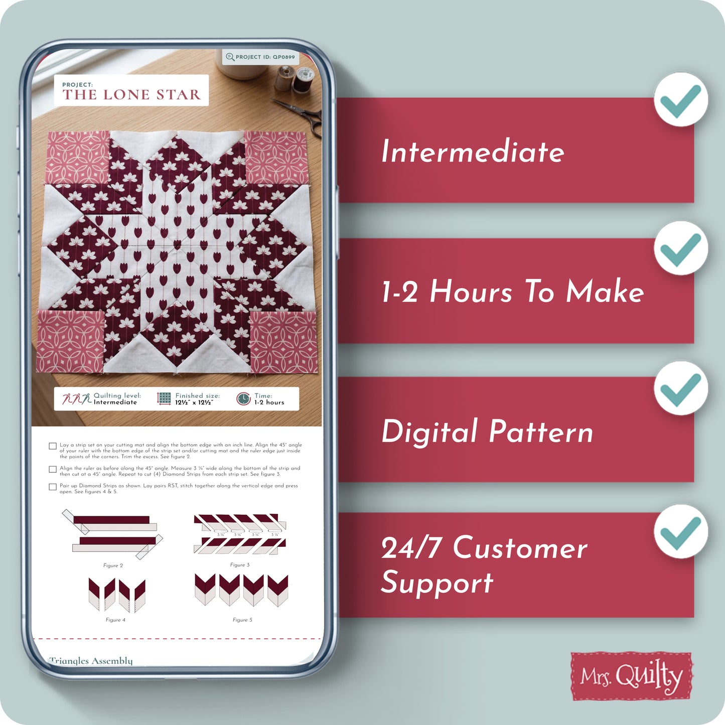 The Lone Star Digital PDF Pattern
