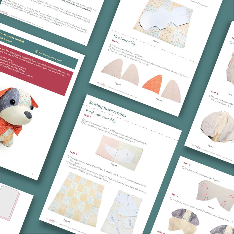 Mrs. Quilty Plushies – Bundle of 14 Patterns