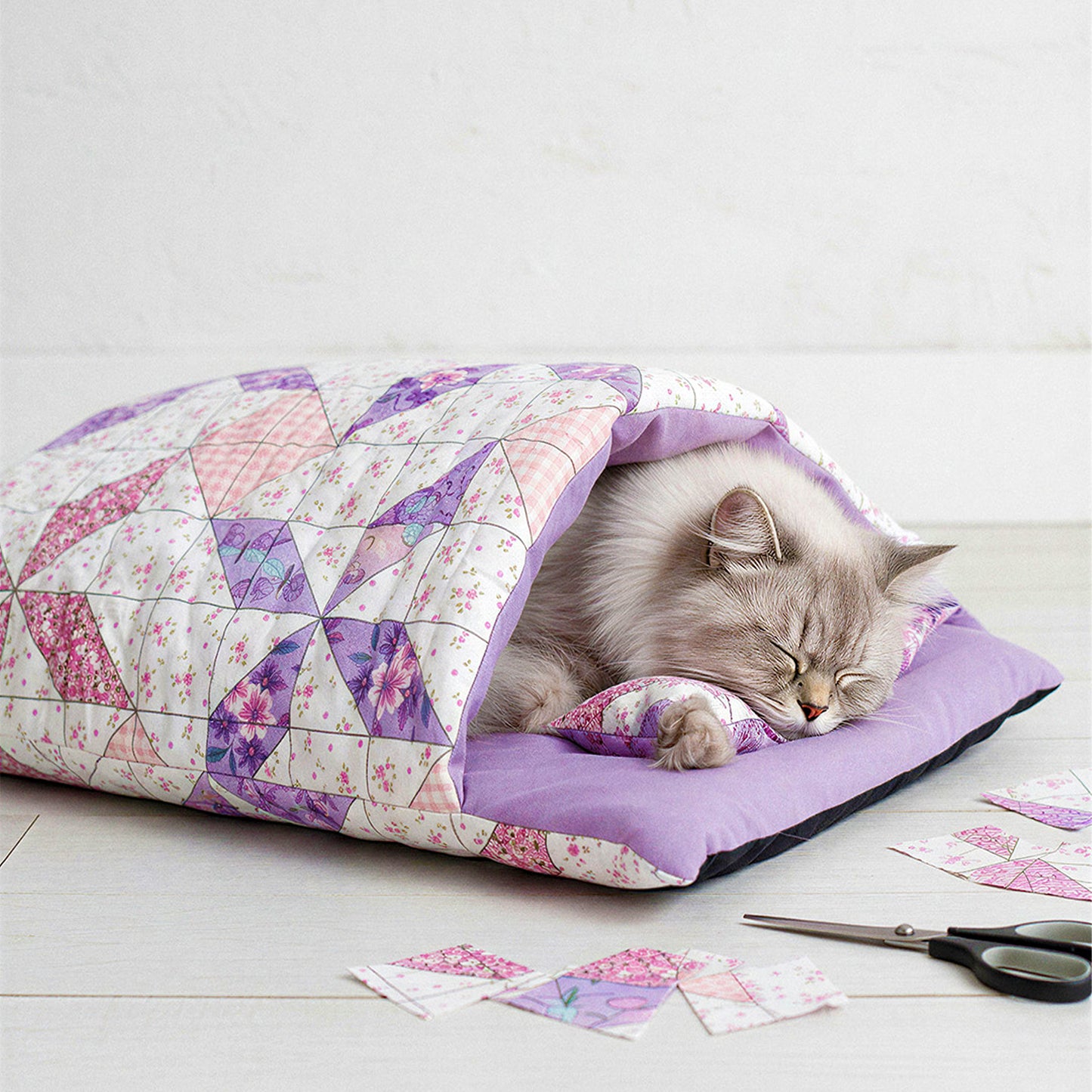 Patchwork Kitty Bed Digital PDF Pattern