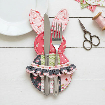 Patchwork Bunny Utensil Holder Digital PDF Pattern