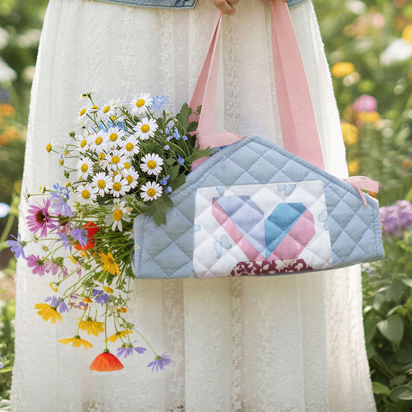 The Wings of Bloom Flower Holder Digital PDF Pattern