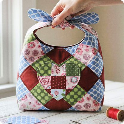 Patchwork Heart Handbag Digital PDF Pattern