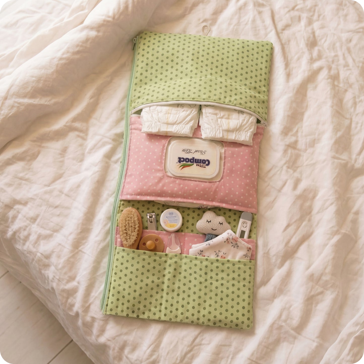 Quilted Diaper Clutch Digital PDF Pattern