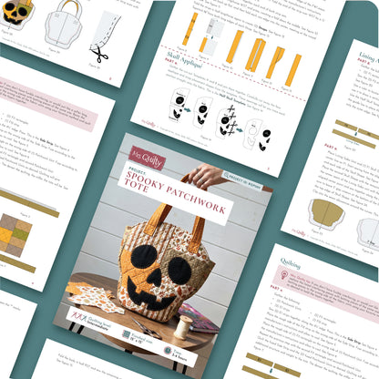 Spooky Patchwork Tote Digital PDF Pattern