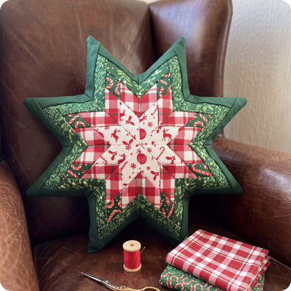 Christmas Starburst Pillow Digital PDF Pattern