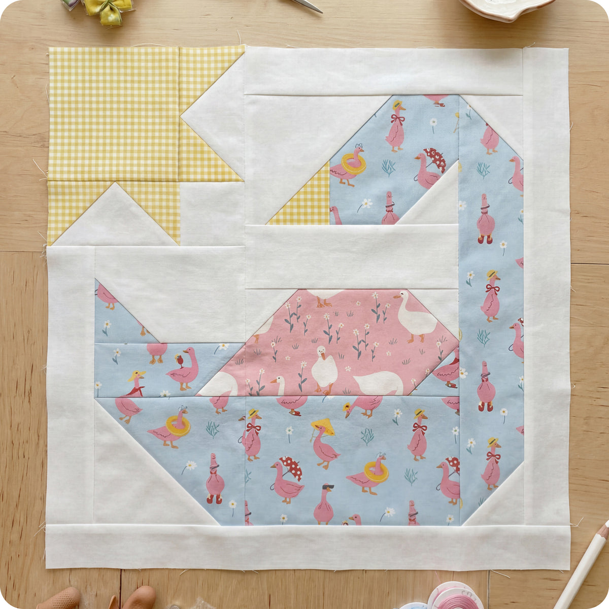 Follow the Yellow Star Block Digital PDF Pattern