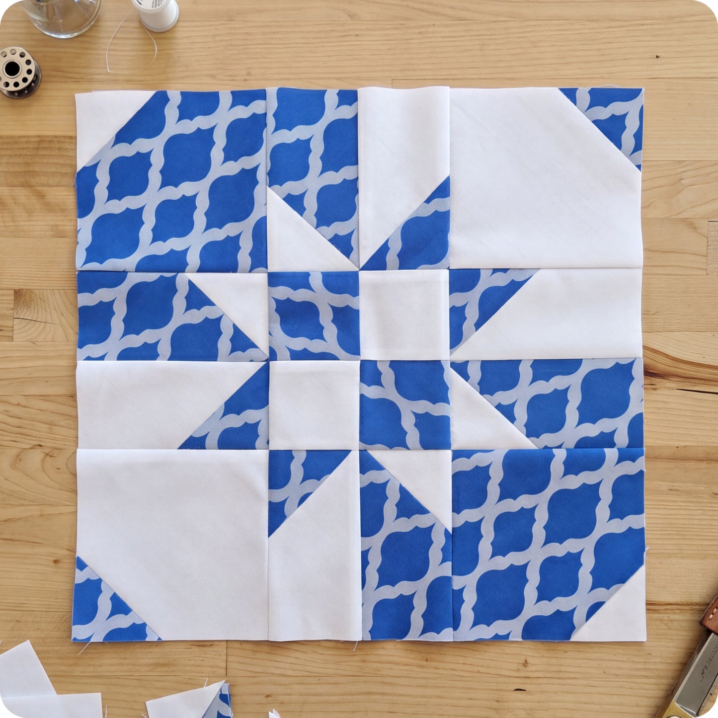 Hidden Star Block Digital PDF Pattern
