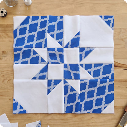 Hidden Star Block Digital PDF Pattern