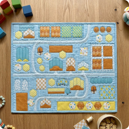 Farm Charm Quilted Baby Play Mat Digital PDF Pattern