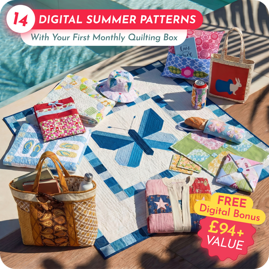 14 Downloadable PDF Summer Bundle Patterns (sent via email)