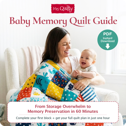 The Baby Memory Quilt Guide Downloadable PDF E-book