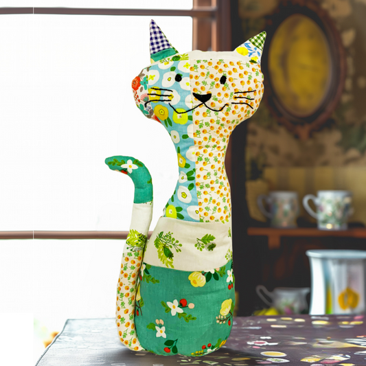 Patchwork Kitty Downloadable PDF Pattern