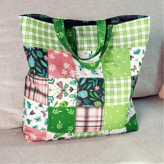 Tote Bag Downloadable PDF Quilt Pattern