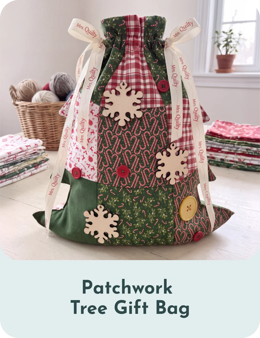 Patchwork Tree Gift Bag