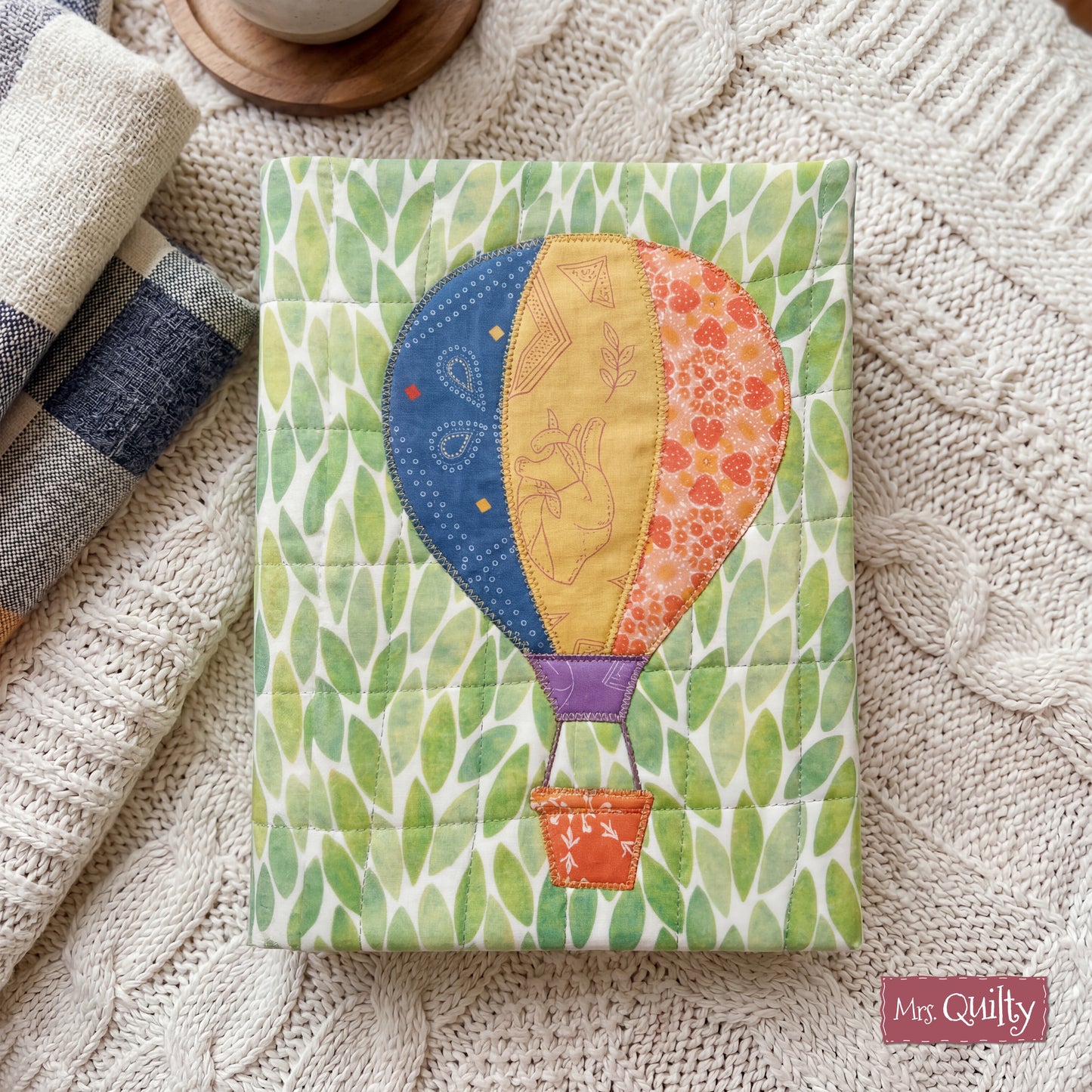 Book Cover Downloadable PDF Quilt Pattern