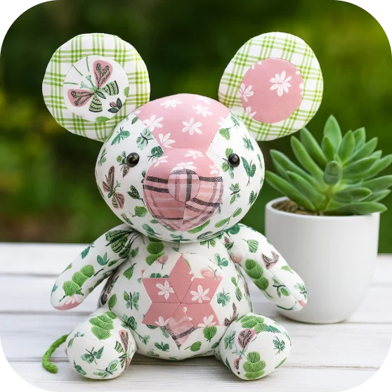 Plushie sewing pattern