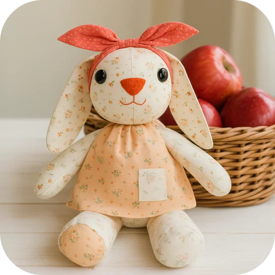 Plushie sewing pattern