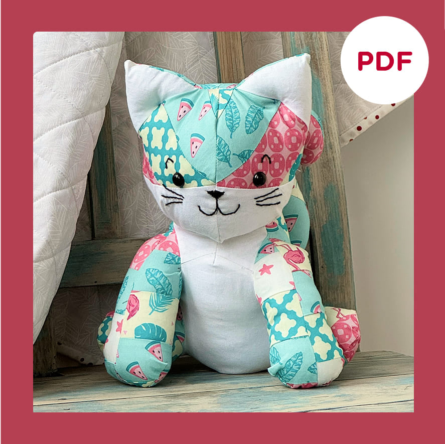 <h3>Katie the Kitten <br/>PDF Quilt Pattern</h3>