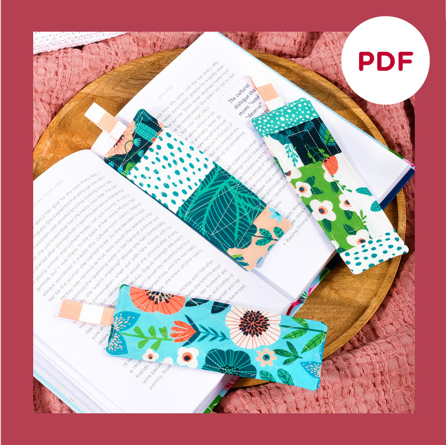 <h3>Book mark <br/>PDF Quilt Pattern</h3>